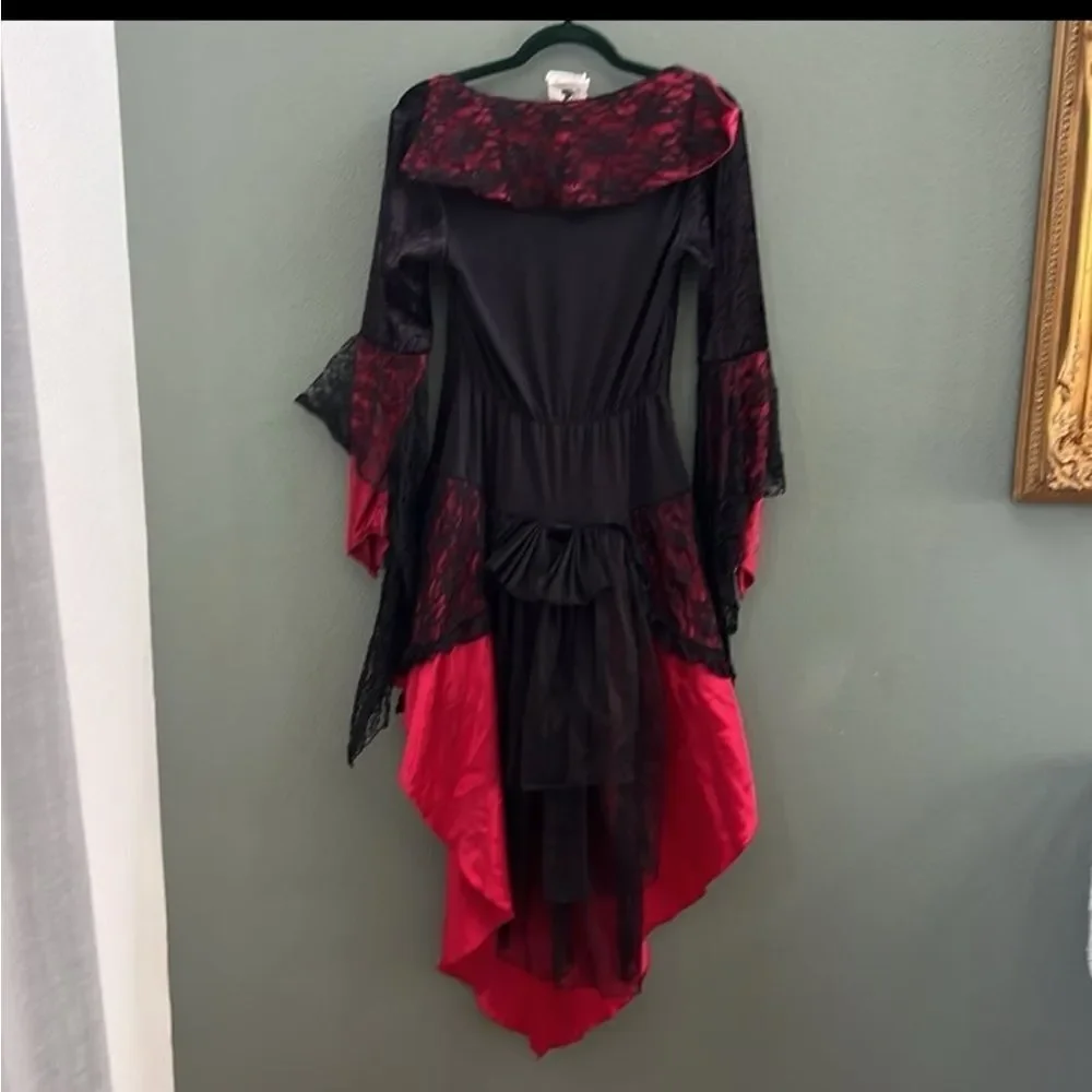 Vampire Vixen Adult Women's Costume Vampires Fancy Dress Sz Small - Picture 7 of 7